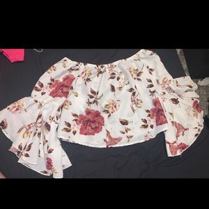 Charlotte Russe off the shoulder top